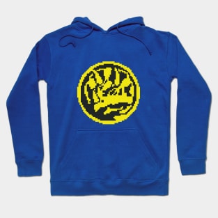 Blue Ranger 8 bit pixelart Hoodie